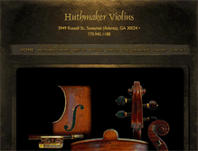 Tablet Screenshot of huthmakerviolins.com